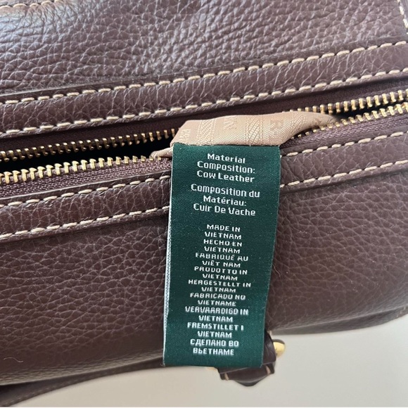 Lauren by Ralph Lauren Brown Leather Boston Bag - Great Condition - Picture 7 of 10